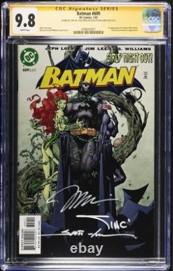 Batman #609 Cgc 9.8 Signature Series Lee Sinclair & Williams 1st Appearance Hush