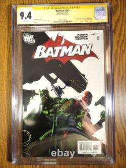 Batman #647 RARE Signature Series Jock Cover CGC 9.4 SS 1st Print Detective DC