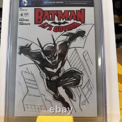 Batman Gotham Comic CGC 9.8 SS Original Art Craig Rousseau Signed & Sketched