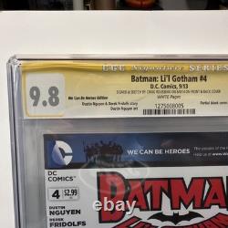 Batman Gotham Comic CGC 9.8 SS Original Art Craig Rousseau Signed & Sketched