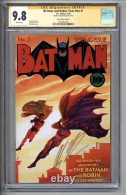 Batman & Robin Year One #1 Cgc Nm/mt 9.8 DC Comics Signature Series Alex Ross