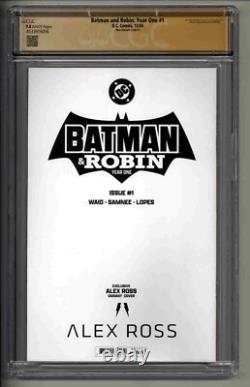 Batman & Robin Year One #1 Cgc Nm/mt 9.8 DC Comics Signature Series Alex Ross