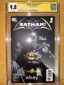 Batman The Return #1 SS CGC 9.8 David Finch Signed Signature Series 1/11