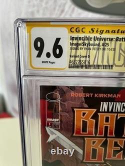 Battle Beast #1 CGC 9.6 SS Ryan Ottley Signed Invincible Variant D