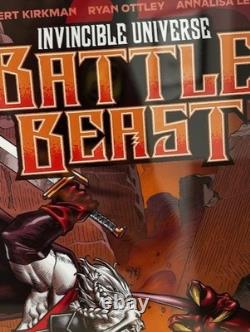 Battle Beast #1 CGC 9.6 SS Ryan Ottley Signed Invincible Variant D