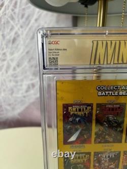 Battle Beast #1 CGC 9.6 SS Ryan Ottley Signed Invincible Variant D