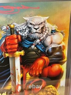 Battle Beast #1 CGC 9.8 Signature Series? Signed Sajjad Shah Invincible