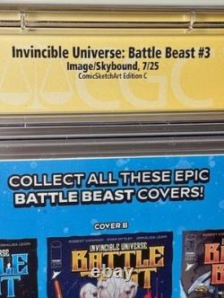 Battle Beast #3 Foil CGC 9.8 SS Ottley & Godtail CSA Edition C