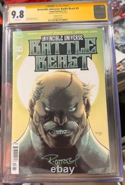 Battle Beast #9 Variant cover G signed by Ryan Ottley Signature Series CGC 9.8