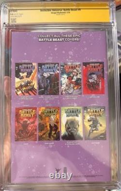 Battle Beast #9 Variant cover G signed by Ryan Ottley Signature Series CGC 9.8