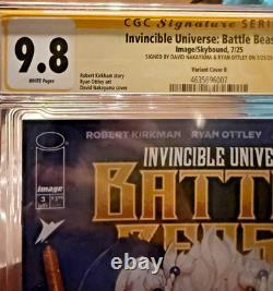 Battle beast #3 variant cover B Ottley & Nakayama CGC 9.8 signature series