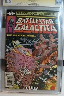 Battlestar Galactica 1978 marvel Comic Book cgc SIGNATURE SERIES #10 RARE