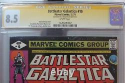 Battlestar Galactica 1978 marvel Comic Book cgc SIGNATURE SERIES #10 RARE