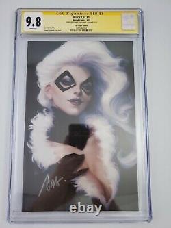 Black Cat 1 CGC 9.8 Virgin 1200 Signature Series Signed Stanley Artgerm Lau