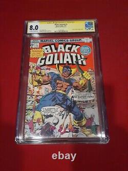 Black Goliath #1 CGC 8.0 Signature Series Stan Lee (Feb 1976, Marvel)