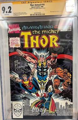 CGC 9.2 Signature Series Thor Annual #14 Signed by Bo Hampton 1989