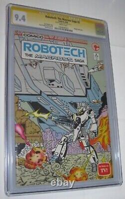 CGC 9.4 ROBOTECH MACROSS SAGA #2 SIGNED by NEIL VOKES CGC SIGNATURE SERIES