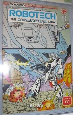 CGC 9.4 ROBOTECH MACROSS SAGA #2 SIGNED by NEIL VOKES CGC SIGNATURE SERIES