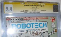 CGC 9.4 ROBOTECH MACROSS SAGA #2 SIGNED by NEIL VOKES CGC SIGNATURE SERIES