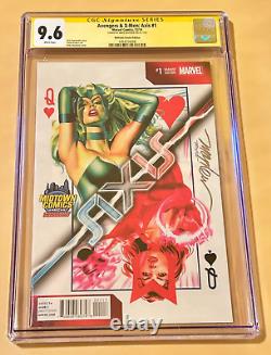 CGC 9.6 Signature Series Avengers & X-Men Axis #1 2014 Midtown Comics Edition