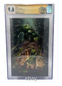 CGC 9.8 SS Hulk #6 Clayton Crain Signed Black Flag Variant Marvel 2022