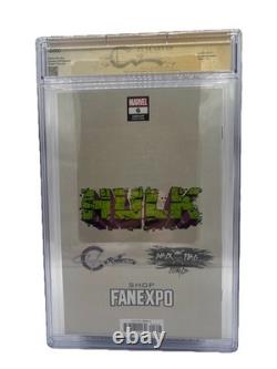 CGC 9.8 SS Hulk #6 Clayton Crain Signed Black Flag Variant Marvel 2022