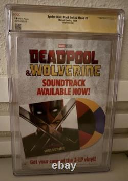 CGC 9.8 SS Spider-Man Black Suit & Blood #1 Skottie Young Variant Signed