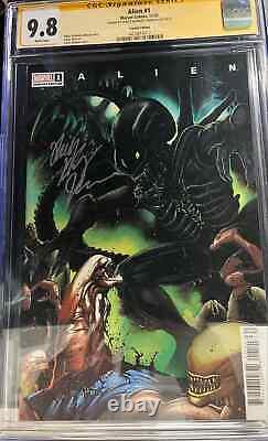 CGC 9.8 Signature Series Alien #1 Variant Signed by Phillip Kennedy Johnson