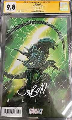 CGC 9.8 Signature Series Alien #3 Meyers Variant Signed by Johnboy Meyers