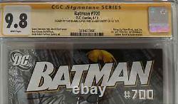 CGC 9.8 Signature Series Batman #700 Signed by Tony Daniel, David Finch & Kubert