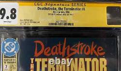 CGC 9.8 Signature Series Deathstroke, the Terminator #8 Signed by Mike Zeck