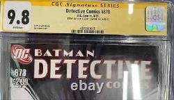 CGC 9.8 Signature Series Detective Comics #878 Signed by Jock & Scott Snyder