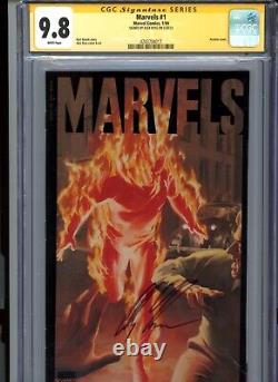 CGC 9.8 Signature Series Marvels #1-4 Set Signed by Alex Ross