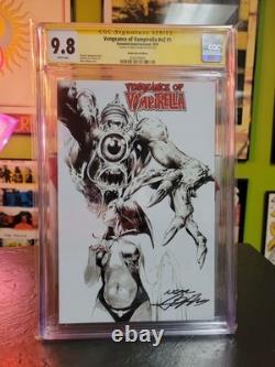 CGC 9.8 Signature Series VENGEANCE OF VAMPIRELLA #1 Adams Metal Variant Signed