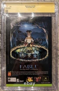 CGC 9.8 Signature Series Wolverine #v3 #22 Marvel 01/2005 Signed Roy Thomas