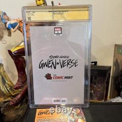 CGC SS 9.8 Spider-Gwen Gwenverse #1 Signed Remarked Felipe Massafera 1/800 1/1