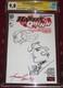 Cgc Ss Harley Quinn Invades Sdcc # 1 Signed + Sketch By Hardin, Conner, Palmiotti