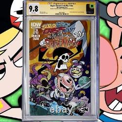 CGC SS Maxwell Atoms, Richard Horvitz Signed GRIM ADVENTURES OF BILLY & MANDY