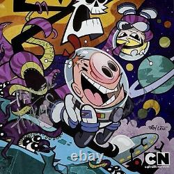 CGC SS Maxwell Atoms, Richard Horvitz Signed GRIM ADVENTURES OF BILLY & MANDY