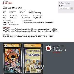 CGC SS Maxwell Atoms, Richard Horvitz Signed GRIM ADVENTURES OF BILLY & MANDY