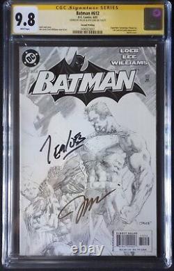 CGC Signature Series 9.8 Batman #612 Sketch Cover