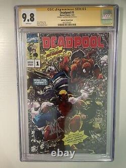 CGC Signature Series 9.8 DEADPOOL 1 SIGNED BY ALYSSA WONG ANDREWS VARIANT COVER