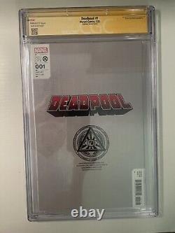 CGC Signature Series 9.8 DEADPOOL 1 SIGNED BY ALYSSA WONG ANDREWS VARIANT COVER