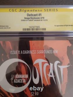 CGC Signature Series 9.8 OUTCAST #1 Signed By Robert Kirkman