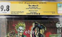 CGC Signature Series 9.8 The Joker #1 Signed by Jonboy Meyers Variant Cover B