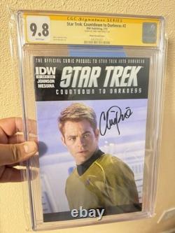 CGC Signature Series Chris Pine Autograph