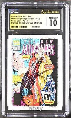 CGC Signature Series Gem Mint 10 New Mutants #98 Upper Deck Marvel 2012