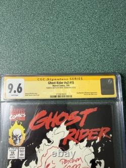 CGC Signature Series Ghost Rider #15 (1991) CGC 9.6 Signed Mark Texeira