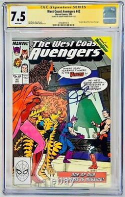 CGC Signature Series Graded 7.5 West Coast Avengers #42 Signed by Jeremy Renner