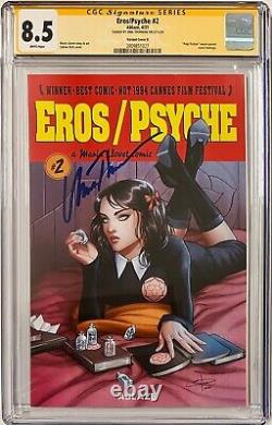 CGC Signature Series Graded 8.5 Uma Thurman Signed Eros/Psyche #2 Variant D